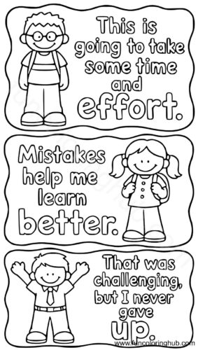 Free Growth Mindset Coloring Sheet Free Growth Mindset Coloring Sheet