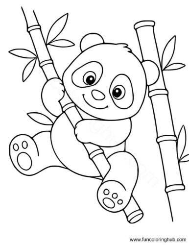 Free Printable Panda Coloring Pages Free Printable Panda Coloring Pages