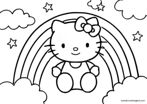Hello Kitty by the Rainbow Hello Kitty by the Rainbow