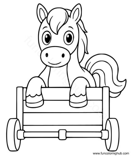 Horse Coloring Pictures For Kids Horse Coloring Pictures For Kids