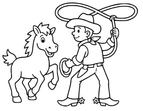 Horse Pages To Color Horse Pages To Color
