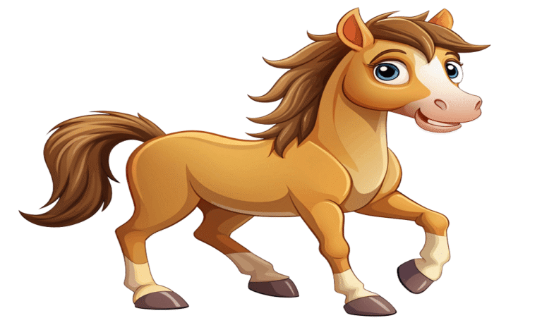 Horse coloring pages for kids