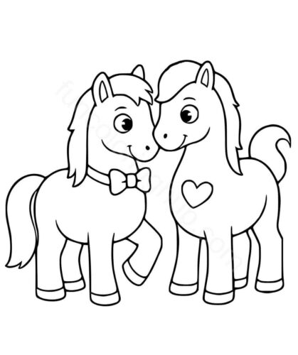 Horses Coloring Pages Horses Coloring Pages