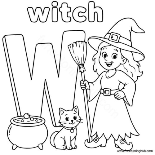 Letter W is for Witch Letter W is for Witch