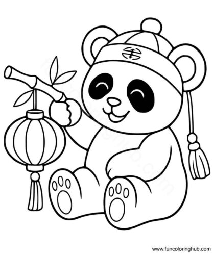 Panda Coloring Page For Preschoolers Panda Coloring Page For Preschoolers