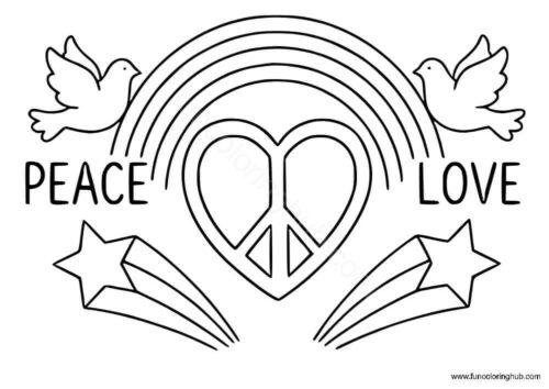 Peace Love and Rainbow Peace Love and Rainbow