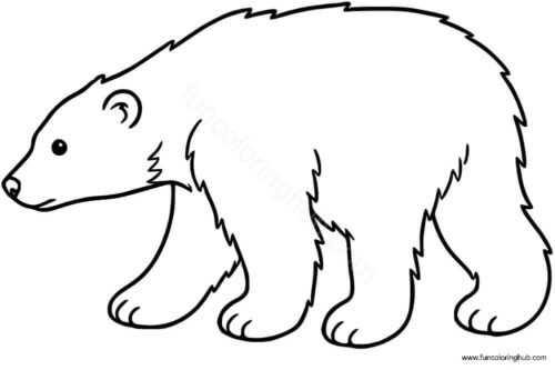 Polar bear coloring pages Polar bear coloring pages