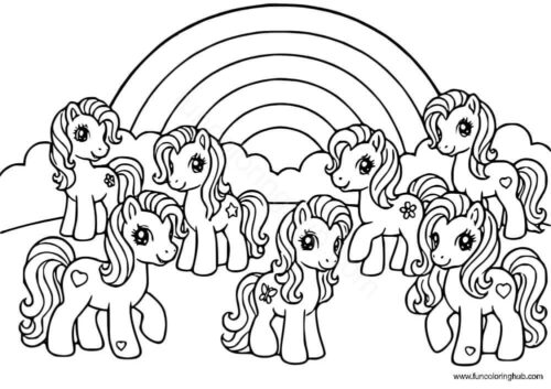 Rainbow in My Little Pony Rainbow in My Little Pony