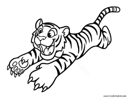 Tiger pages to color Tiger pages to color