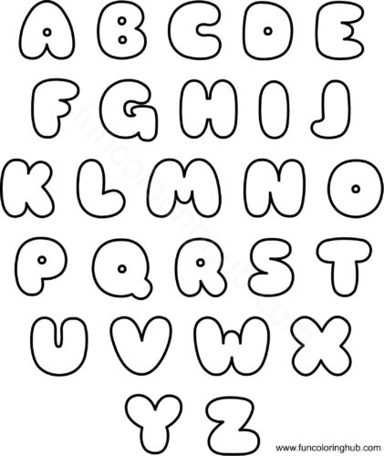 Upper case alphabet coloring pages Upper case alphabet coloring pages