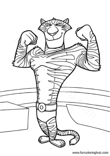 Vitaly Tiger coloring page Vitaly Tiger coloring page