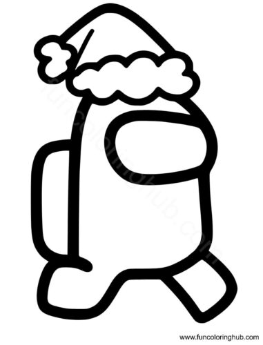 Among Us Crewmate ready for Christmas Among Us Crewmate ready for Christmas