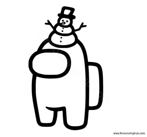 Among Us snowman Among Us snowman