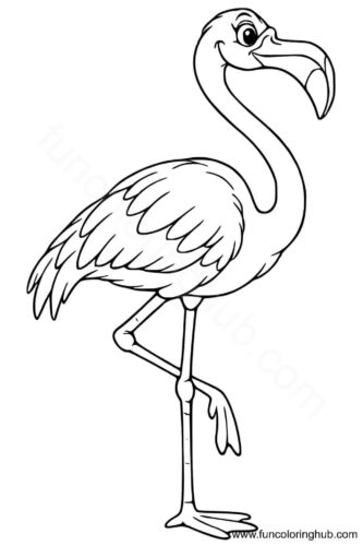 Flamingo looks angry Flamingo looks angry