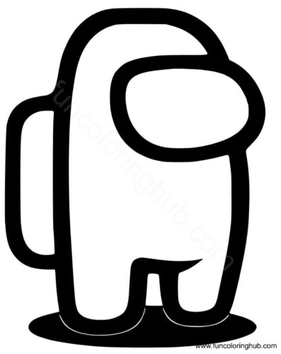 Free Printable Among Us coloring page Free Printable Among Us coloring page