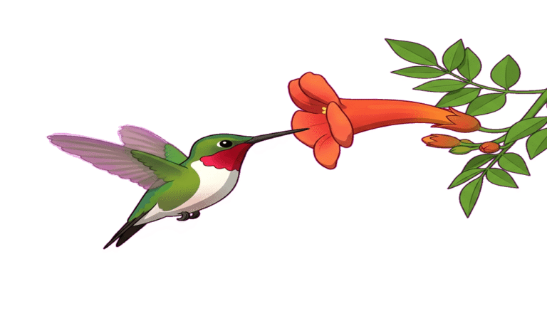 Hummingbirds clipart
