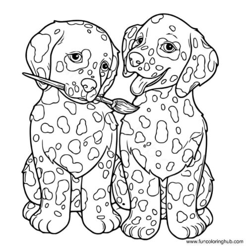 Lisa Frank Spotty And Dotty Coloring Sheet