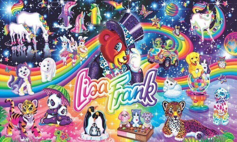 Lisa Frank coloring pages for kids